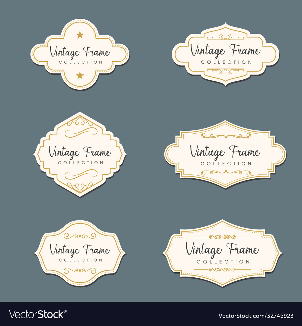 Vintage Icon Design Vector Image Vintage Icon Design