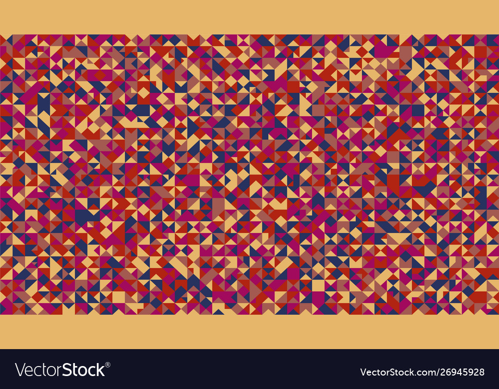 Abstract colorful mosaic triangle pattern webpage