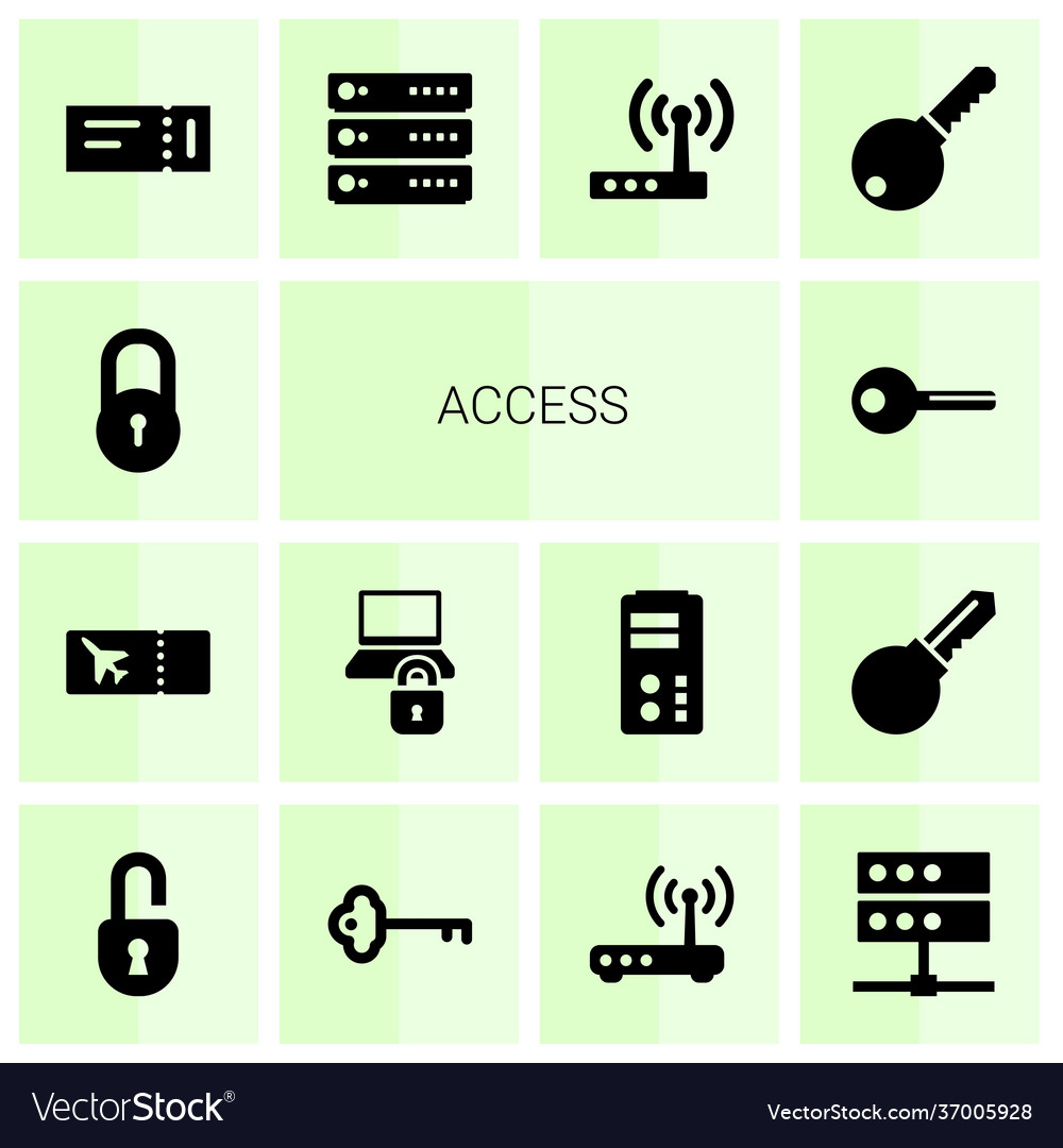 Access icons