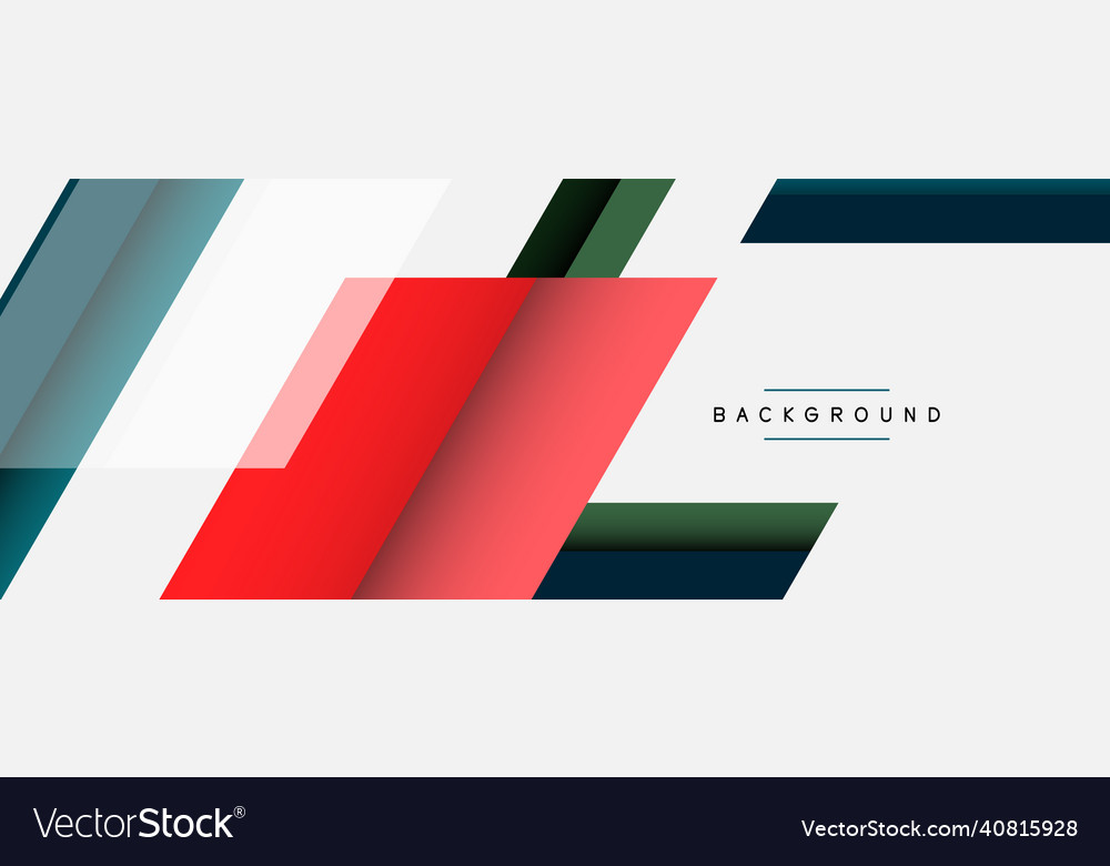 Background abstract overlapping color vector image Background abstract overlapping color