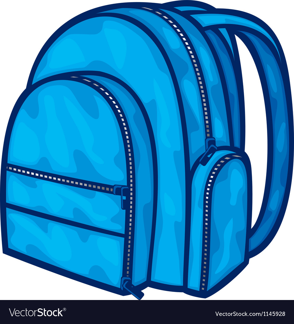 Bag pack - backpack Royalty Free Vector Image - VectorStock