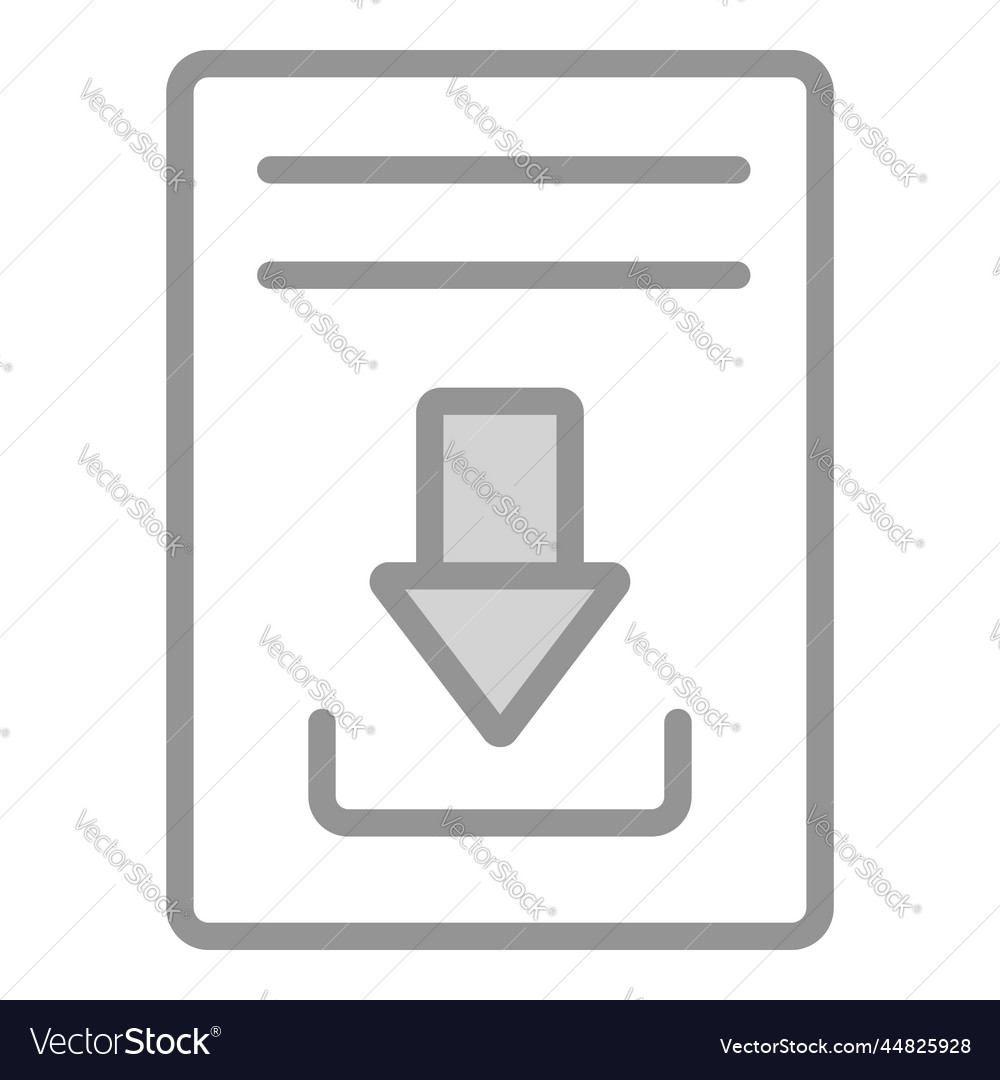 Downloads icon user interface as a simple sign