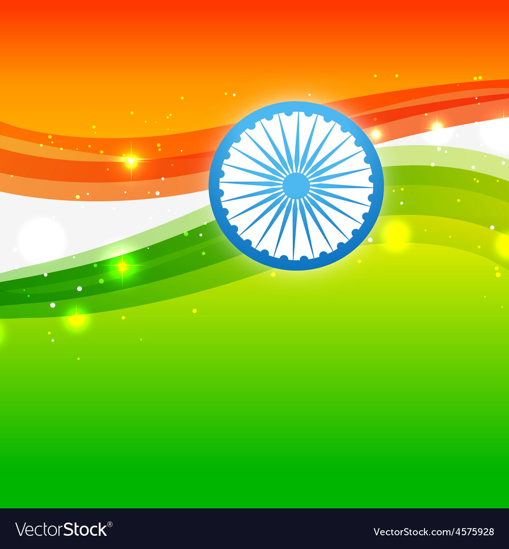 Flag of india Royalty Free Vector Image - VectorStock