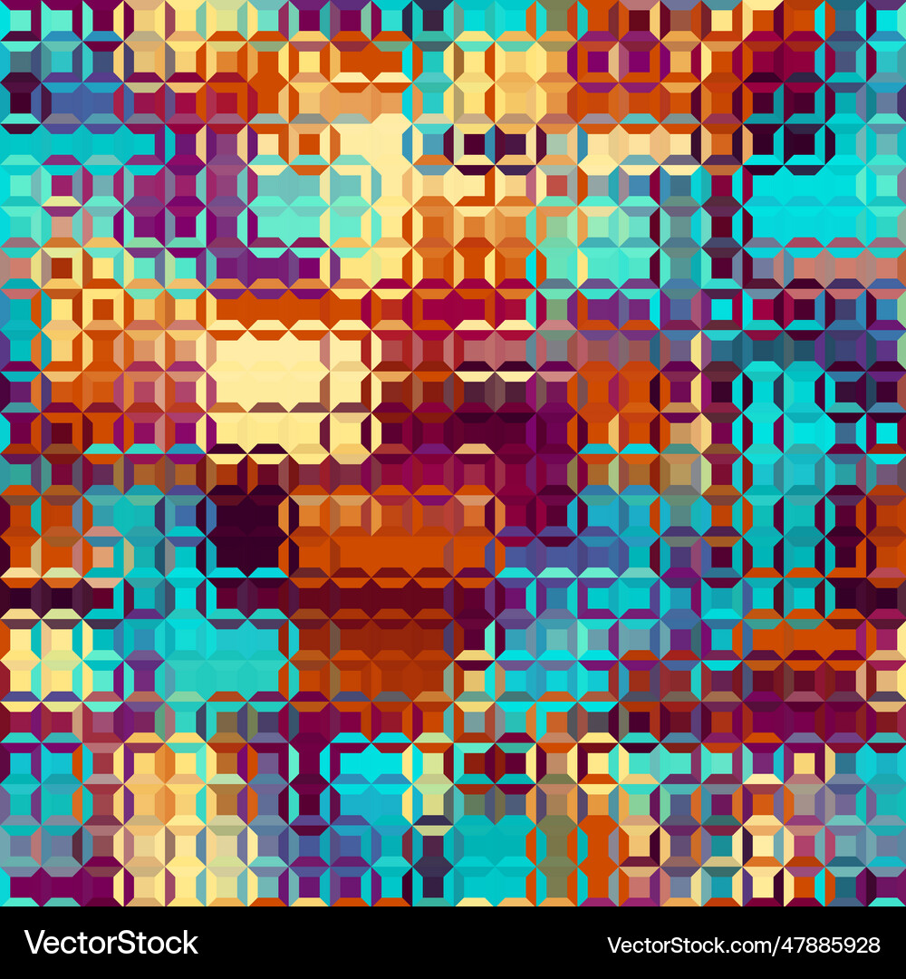 Geometric abstract pattern in low poly style Vector Image