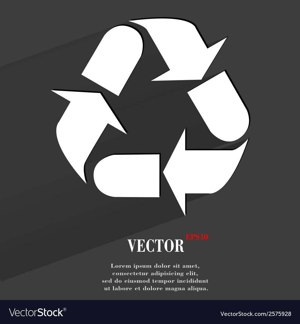 Processing flat modern web button with long shadow
