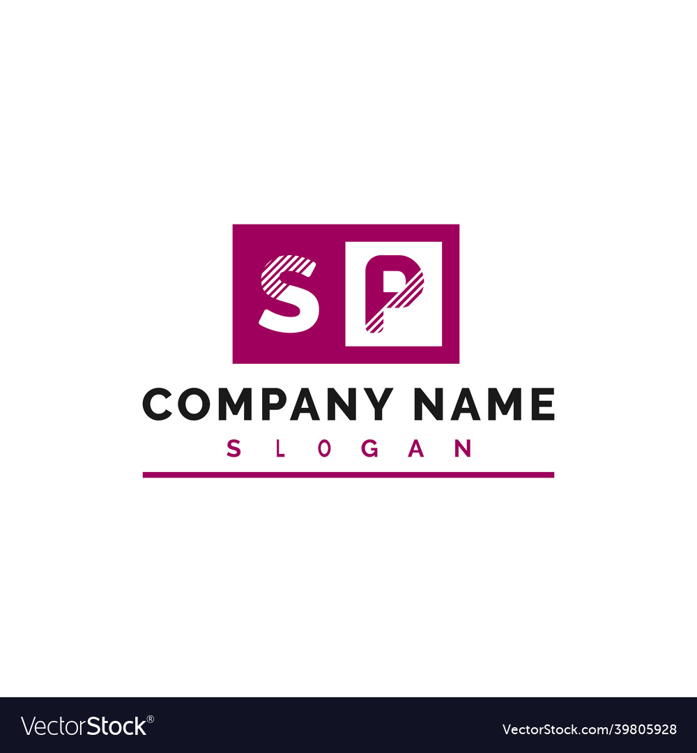 Sp logo design letter