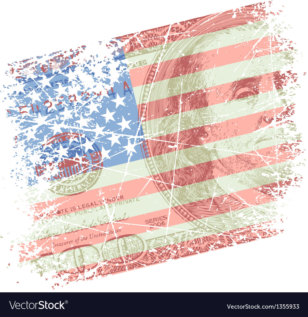 Background with flag Royalty Free Vector Image