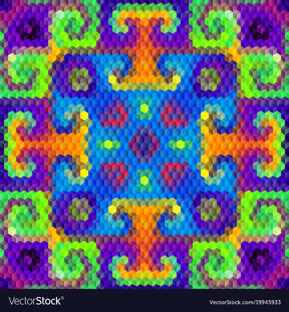 Geometric abstract pattern