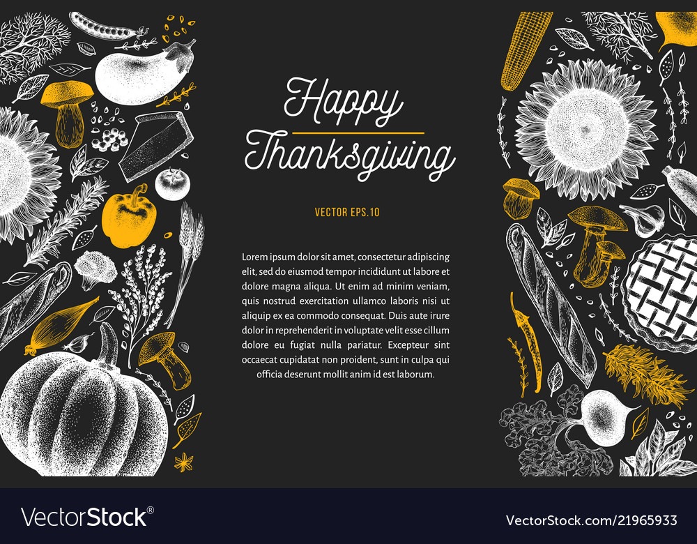 Happy Thanksgiving Day Template Design