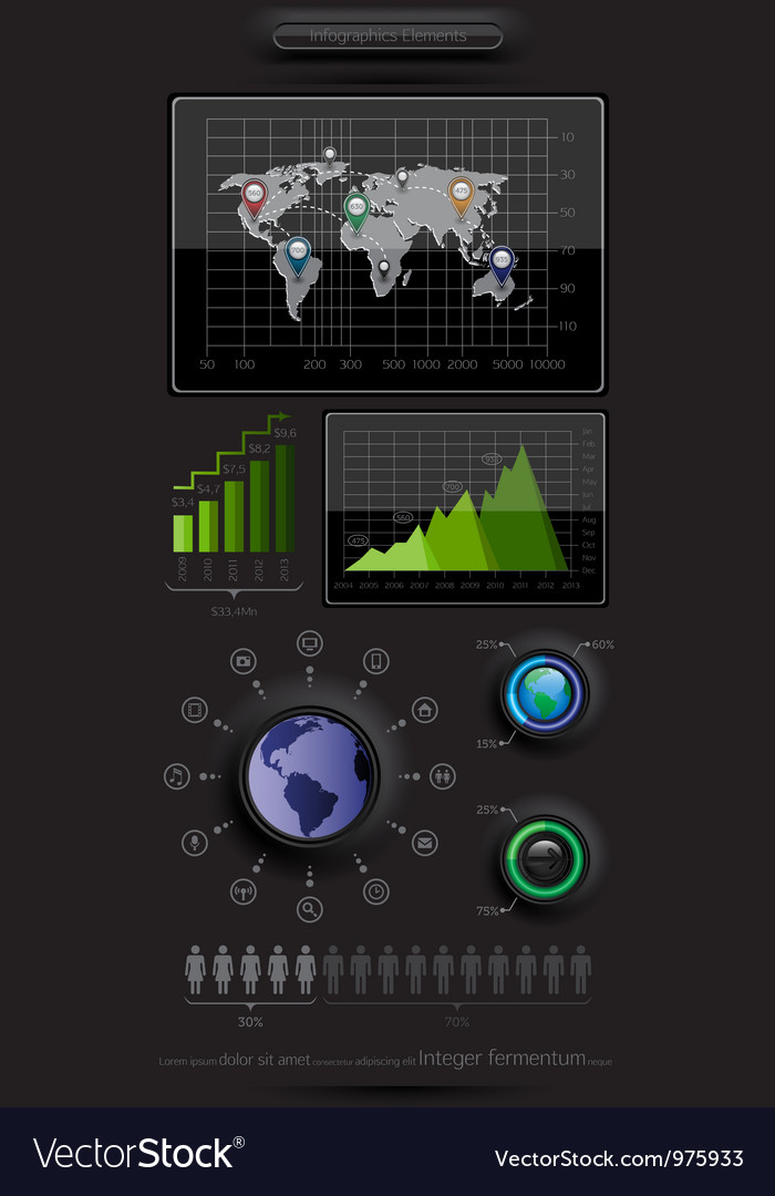 Infographics elements