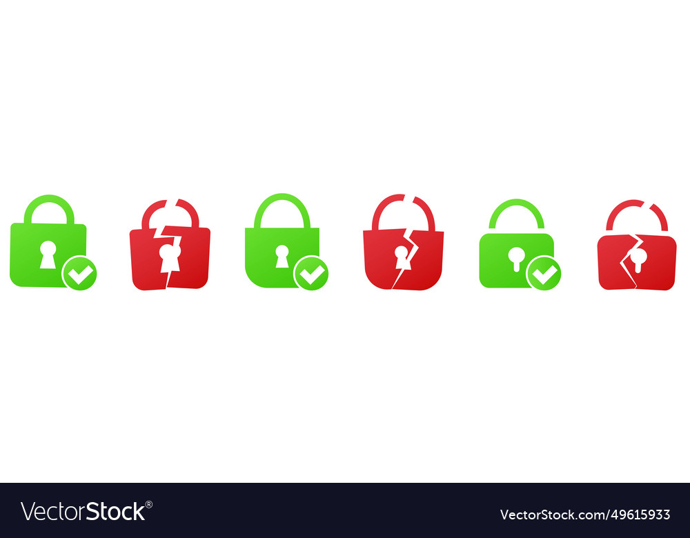Lock protection ssl https security protocol vector image Lock protection ssl https security protocol