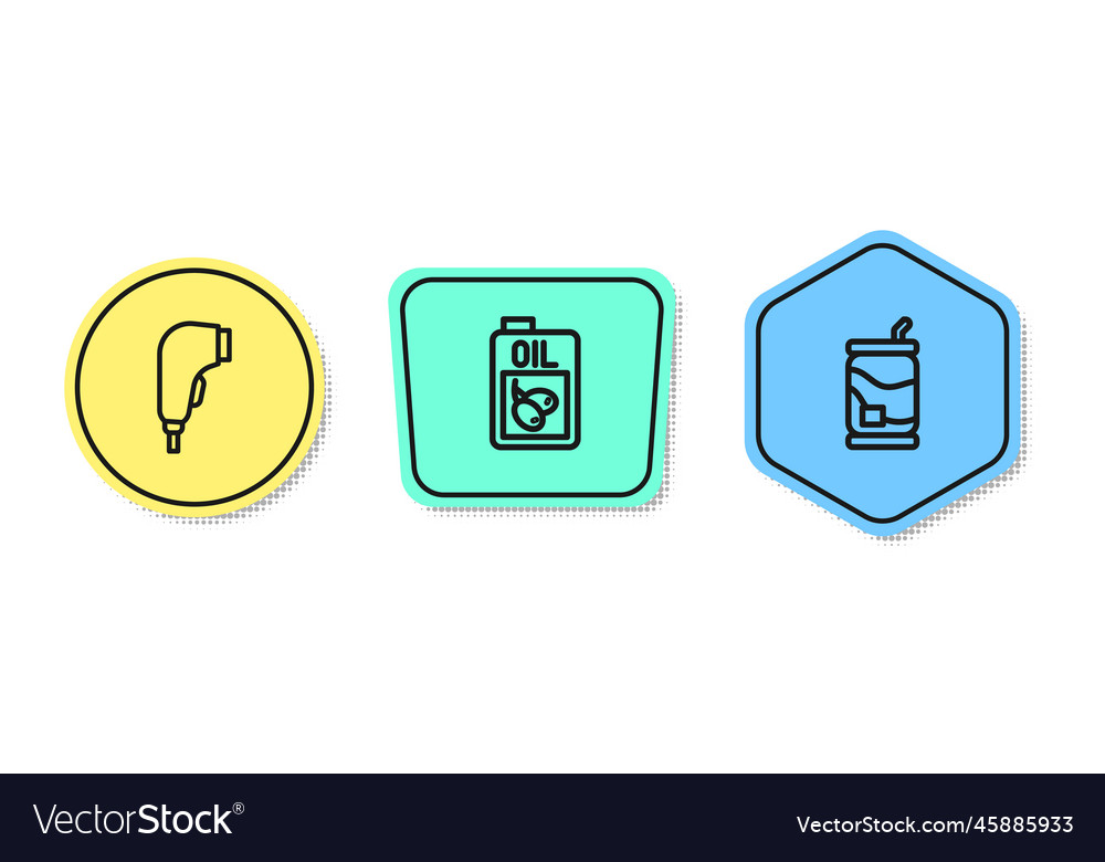 Set line scanner scanning bar code bottle vector image Set line scanner scanning bar code bottle