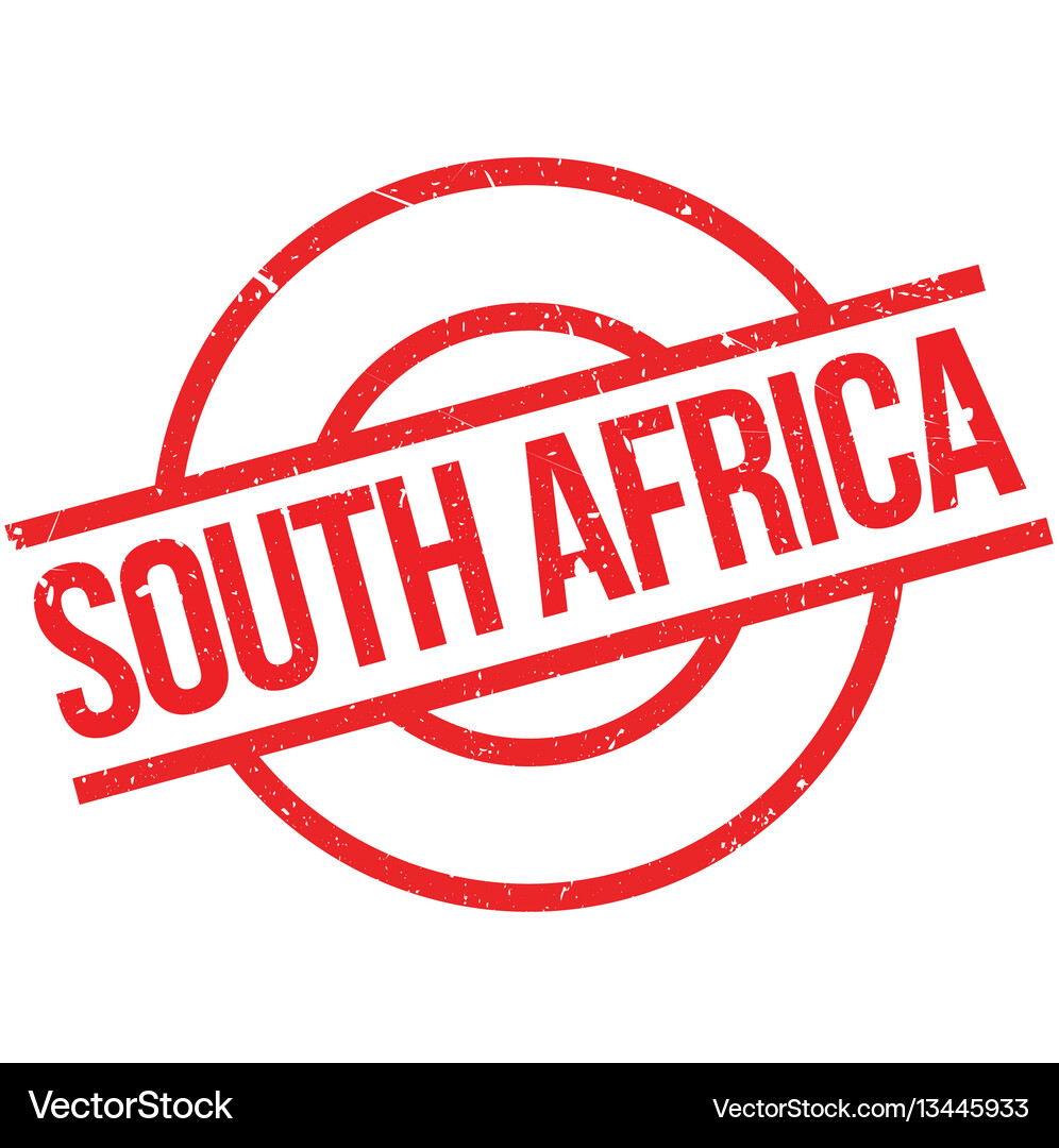 South africa rubber stamp Royalty Free Vector Image
