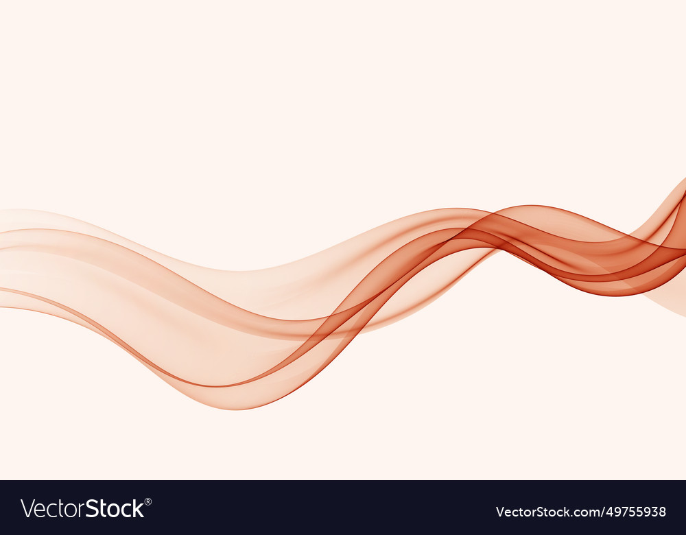 Abstract peach swirl wave background design Vector Image Abstract peach swirl wave background design