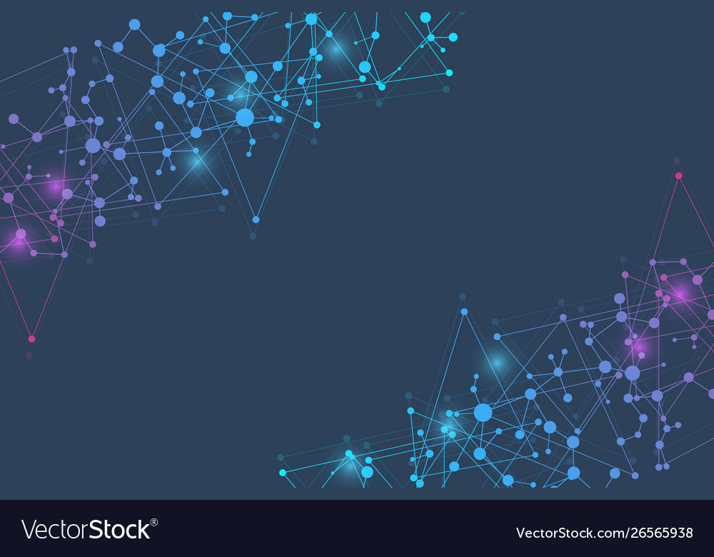 Big data visualization background modern
