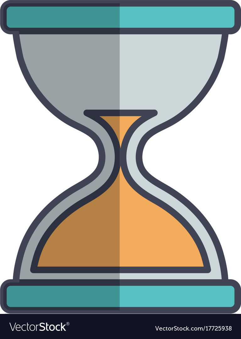 Hourglass icon image Royalty Free Vector Image