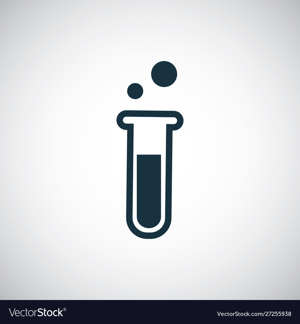 Laboratory bulb icon for web and ui on white
