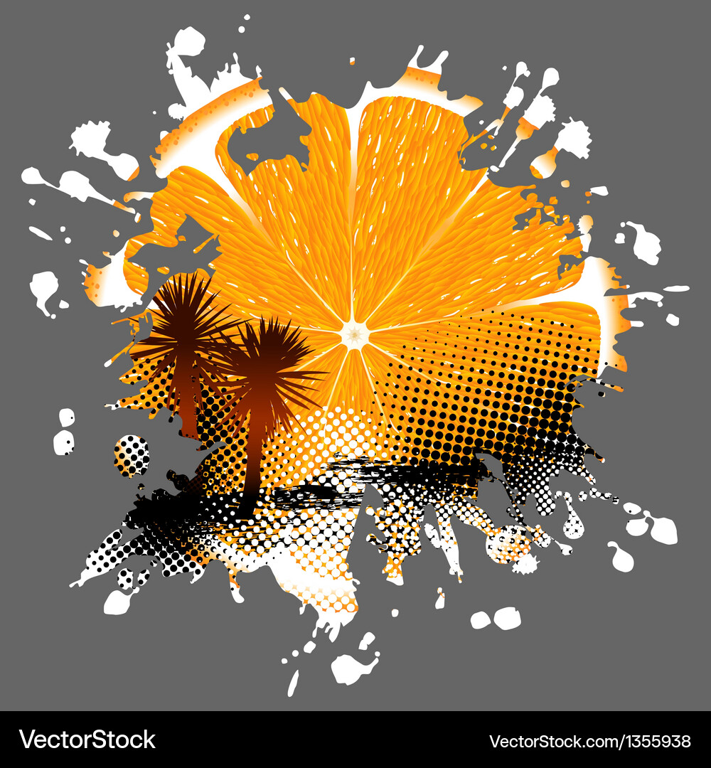 Orange background Royalty Free Vector Image - VectorStock