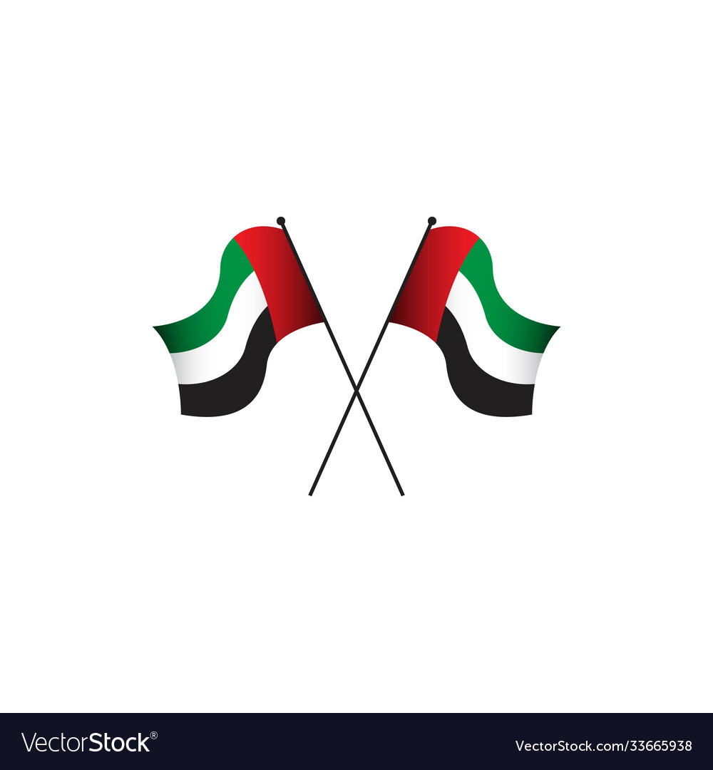 Uae flag template design