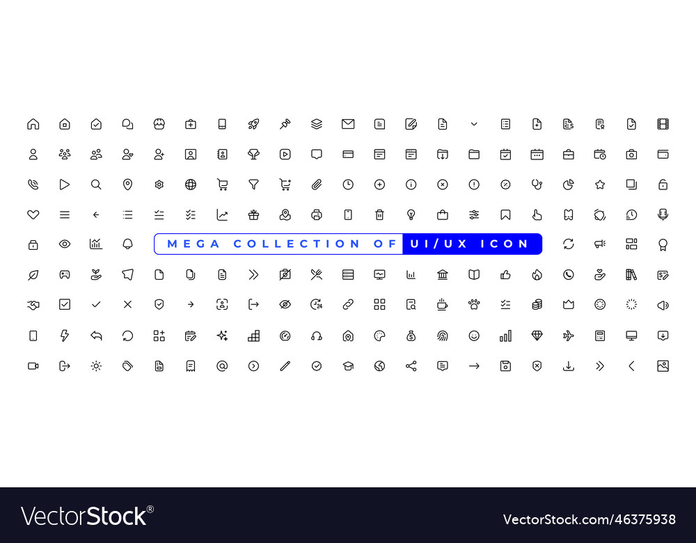 UIUX Icon Set - Benutzeroberfläche Icons