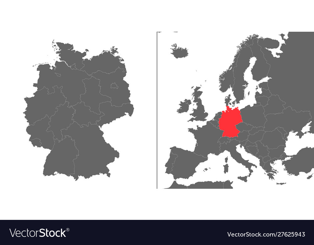 Germany Map - European Region
