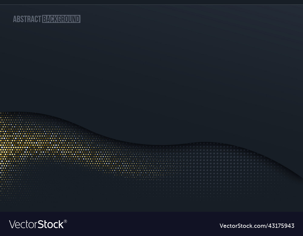 Golden Particle Abstract Background