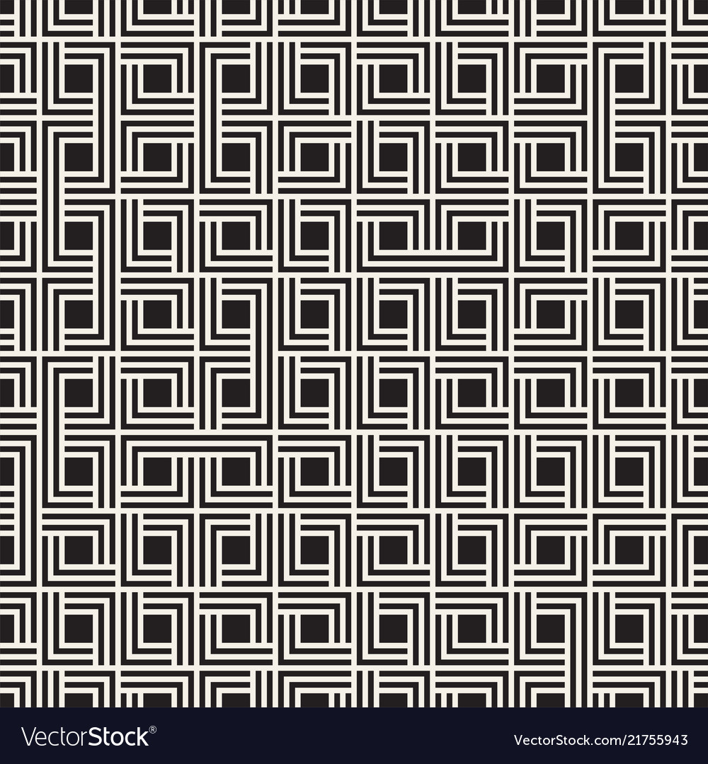 Modern Line Mosaic Pattern
