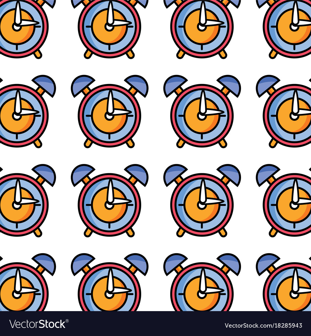 Round clock alarm object design