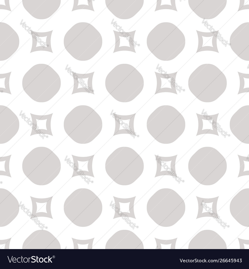 Seamless pattern with circles and squares light Vector Image Seamless pattern with circles and squares light