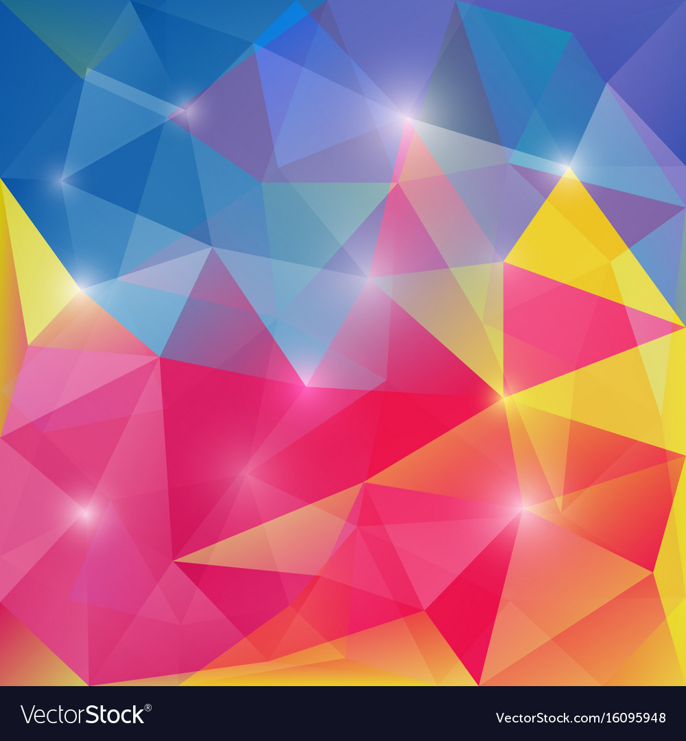 Abstract background with triangular mosaic