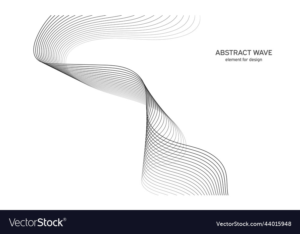 Abstract wave element for design digital vector image Abstract wave element for design digital