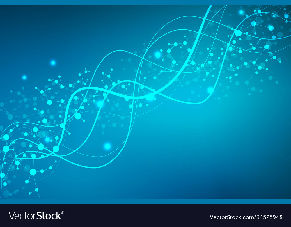Big data visualization background modern vector image Big data visualization background modern