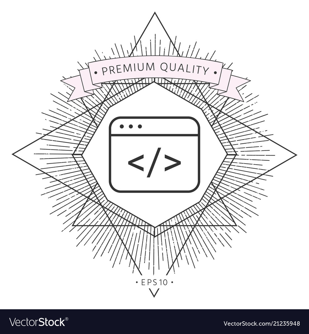 Code editor icon