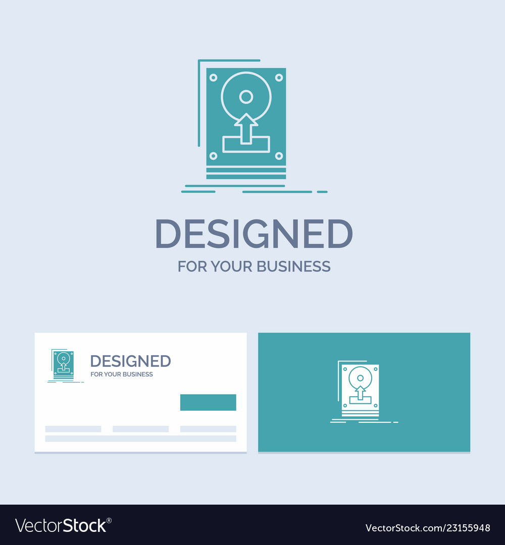 HDD Save Upload Business Icon