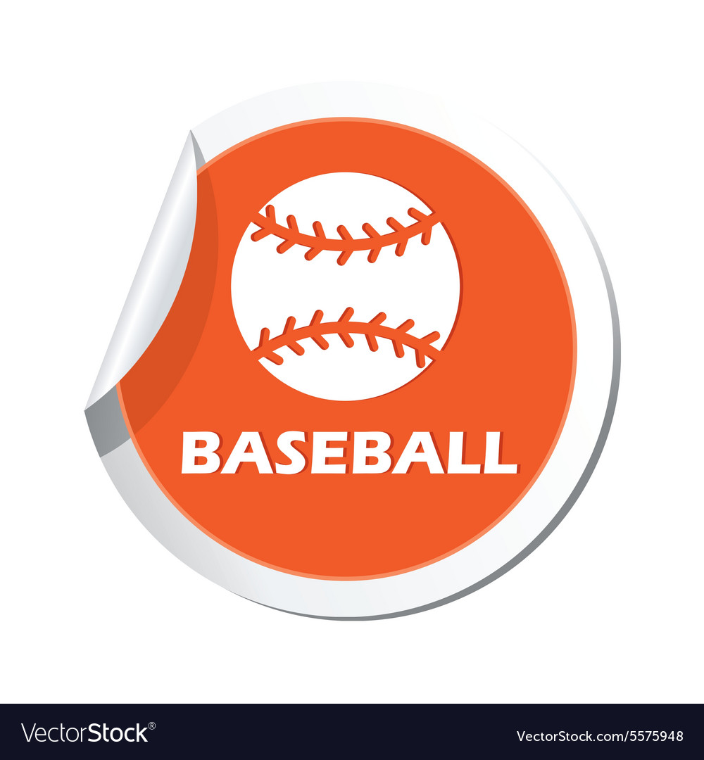 Map pointer with baseball icon