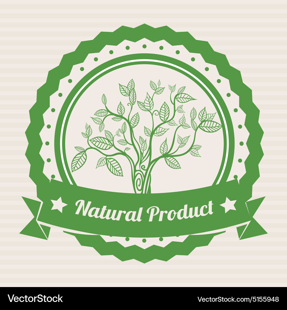 Natural product design Royalty Free Vector Image
