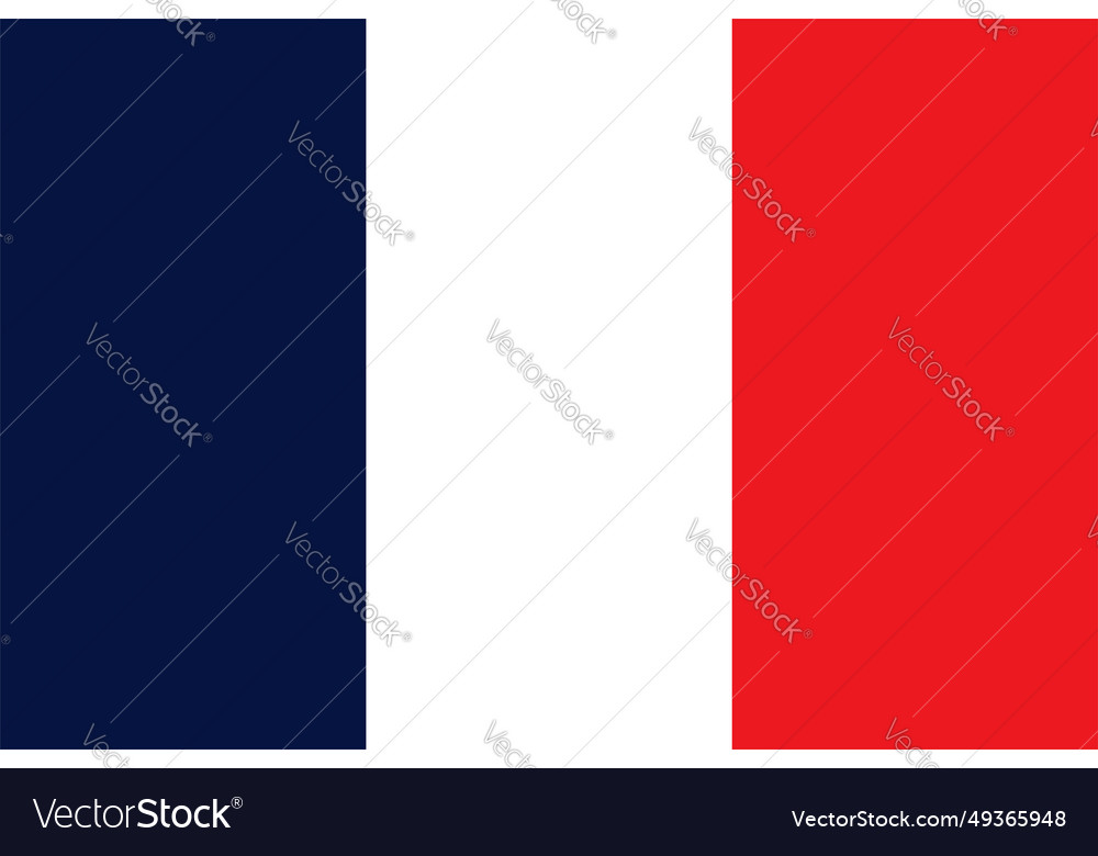 New france flag in 2020 simple for independence Vector Image