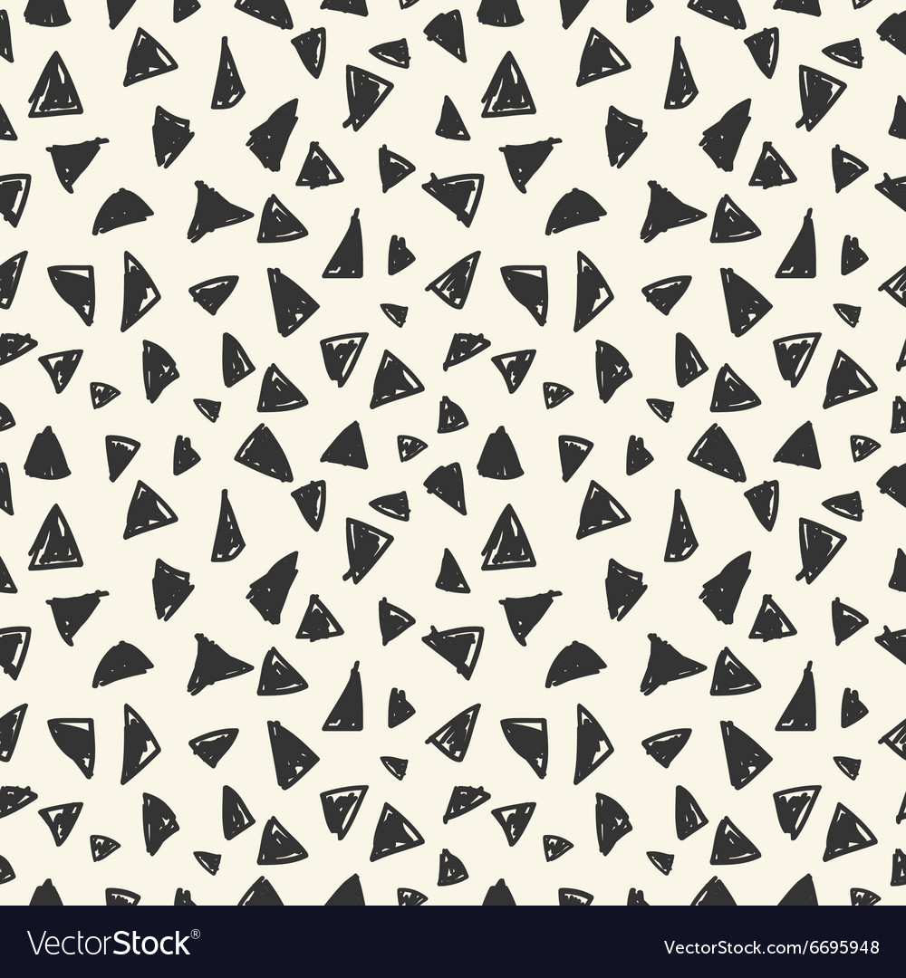 Simple seamless pattern of triangles