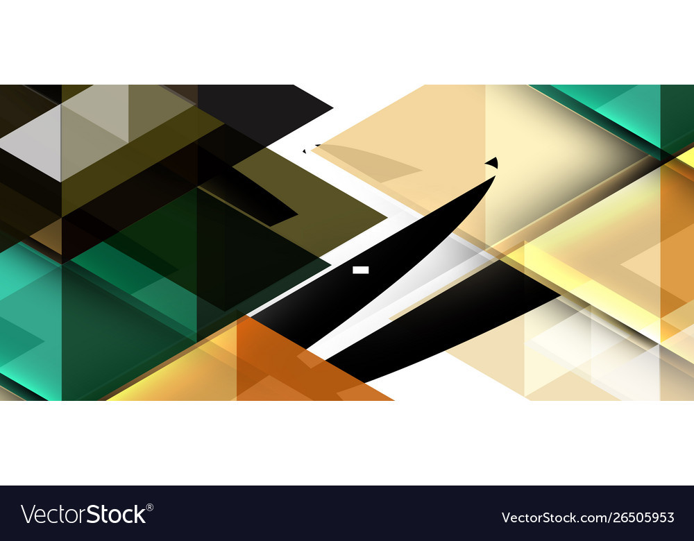 Abstract triangle pattern colorful backdrop vector image Abstract triangle pattern colorful backdrop