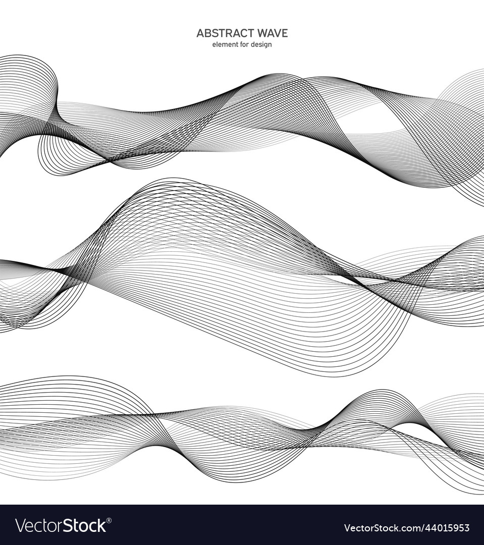Abstract wave element for design digital vector image Abstract wave element for design digital