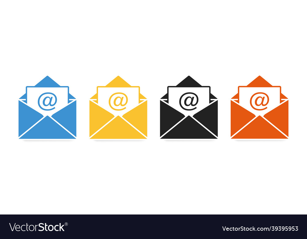 Envelope icon mail for web computer vector image Envelope icon mail for web computer