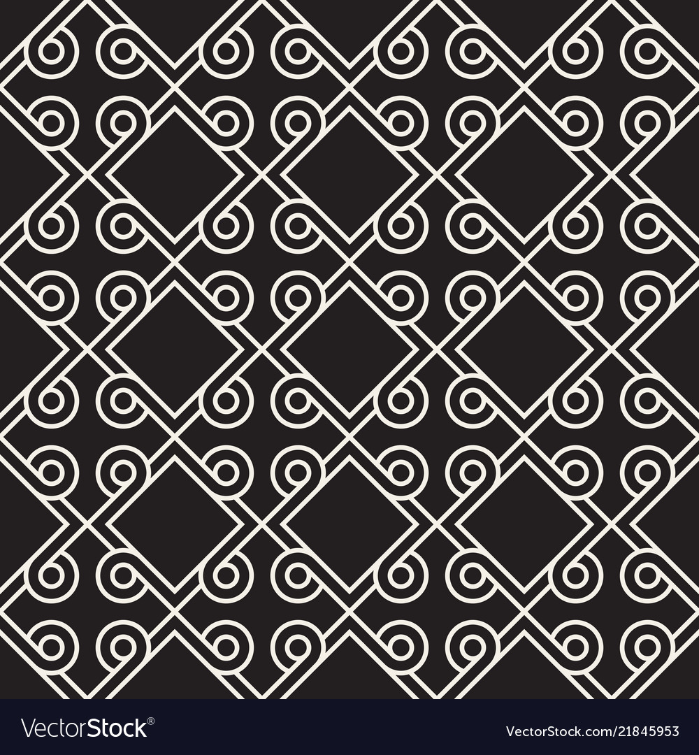 Geometric Line Tiling Pattern