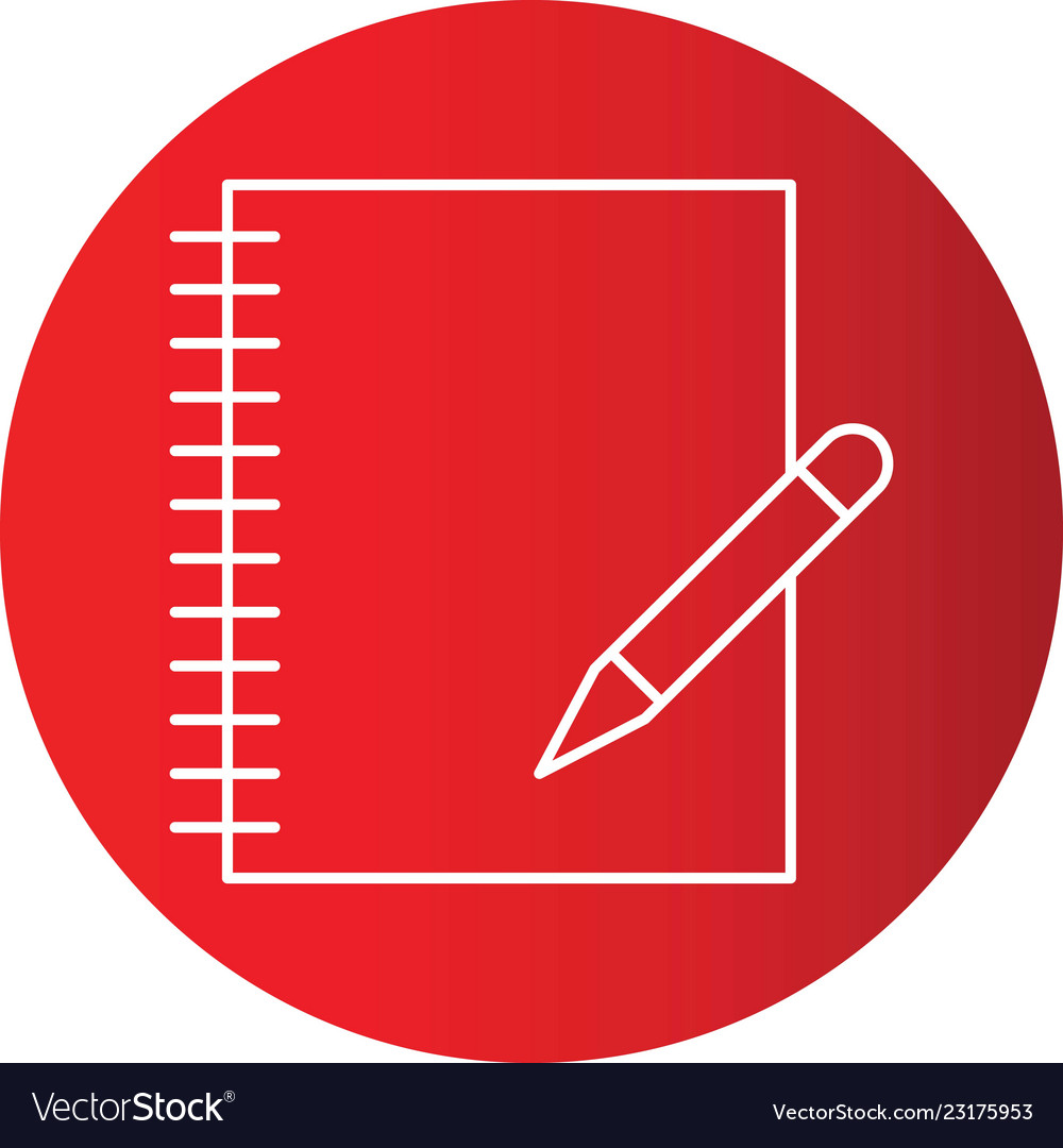 Gradient line circle perfect icon or pigtogram