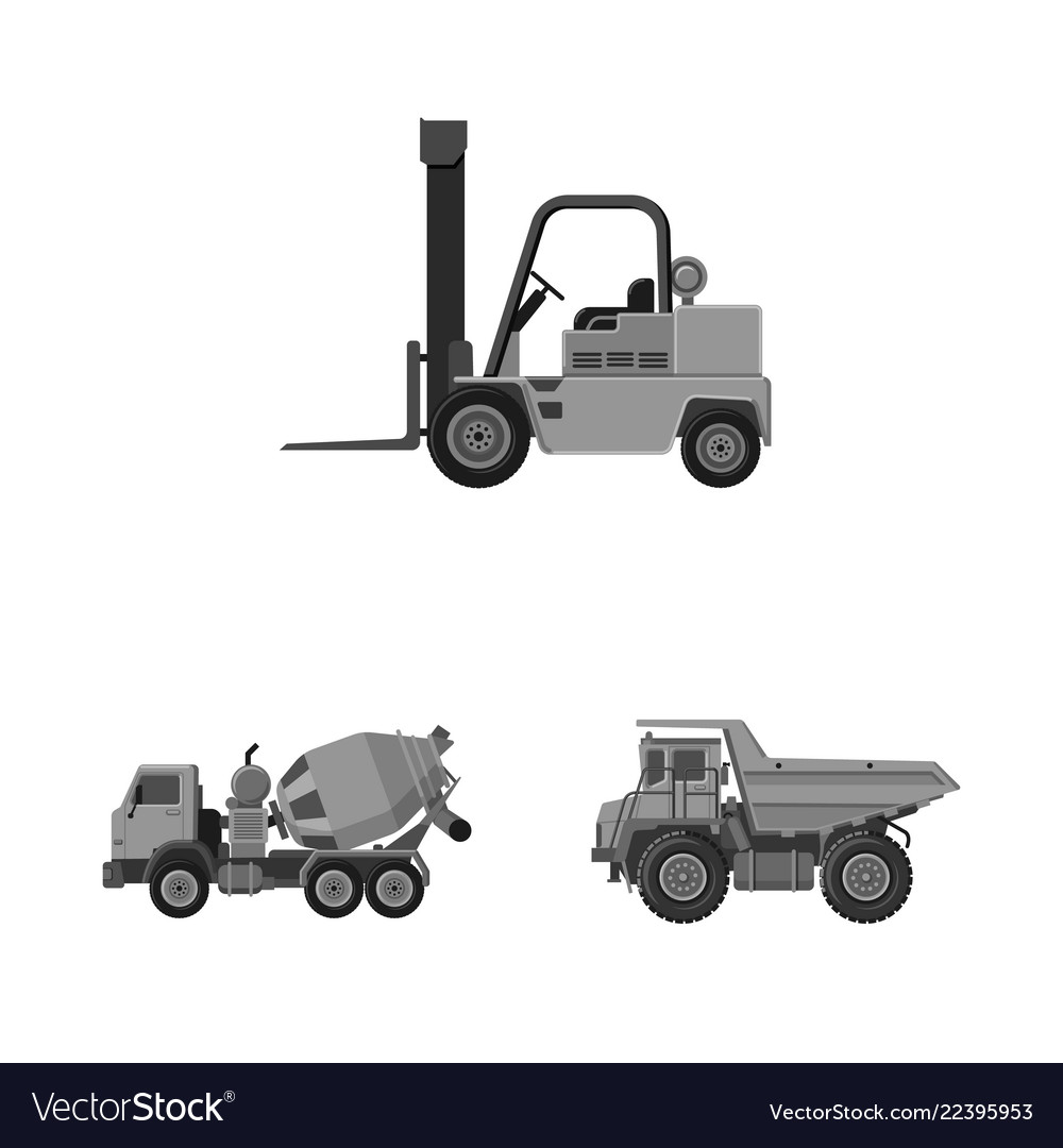 Isolated object of build and construction icon vector image Isolated object of build and construction icon