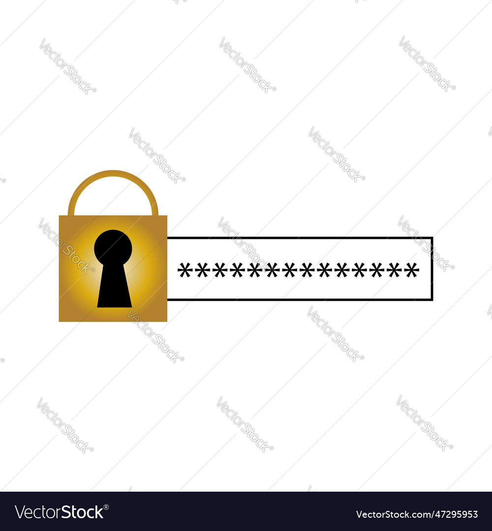 Padlock and password