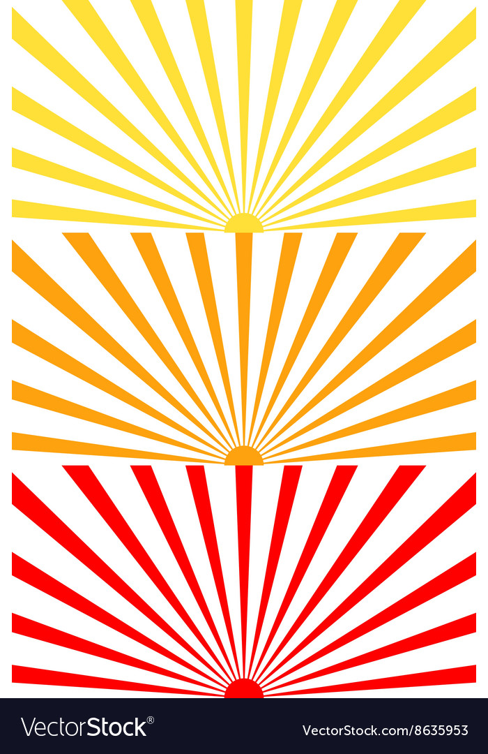 Sunburst Rays Pattern