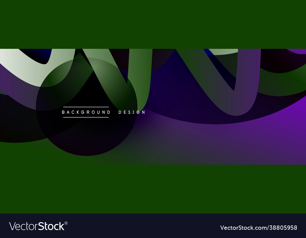 Abstract overlapping lines and circles geometric