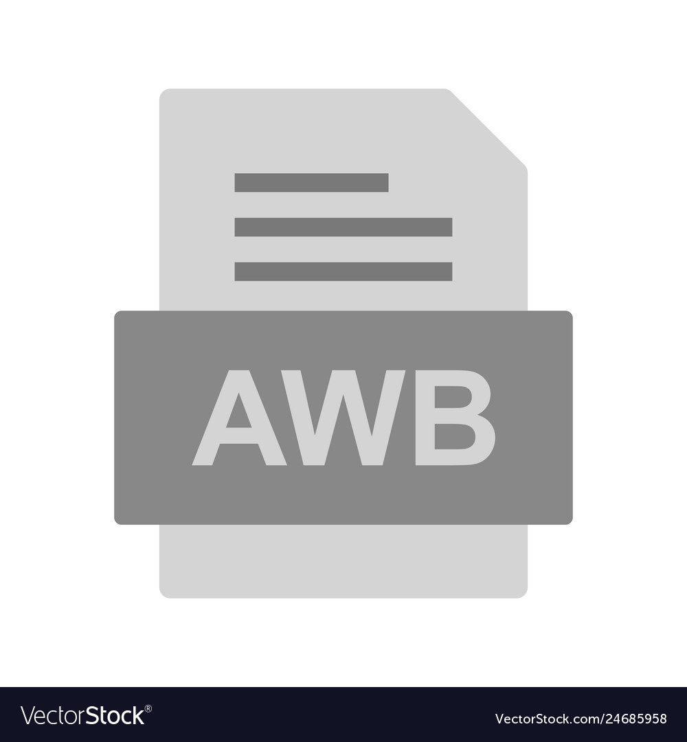 Awb file document icon