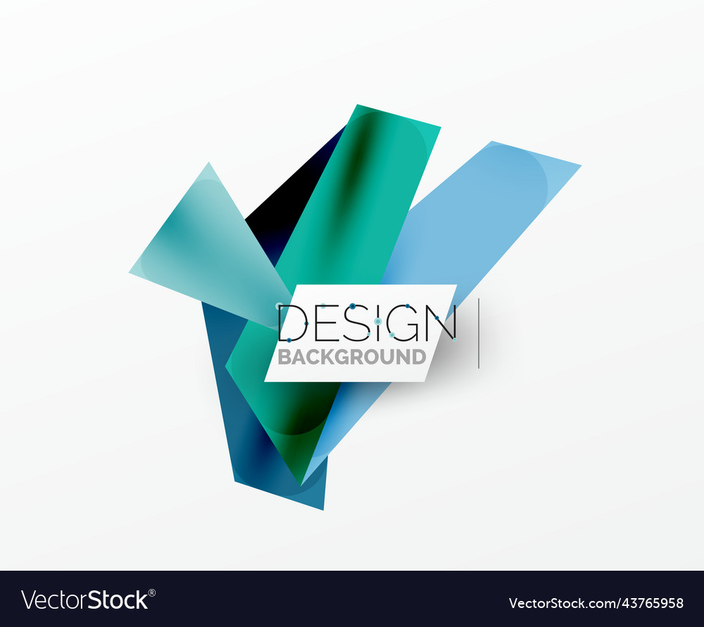 Background abstract overlapping shapes minimal Vector Image Background abstract overlapping shapes minimal