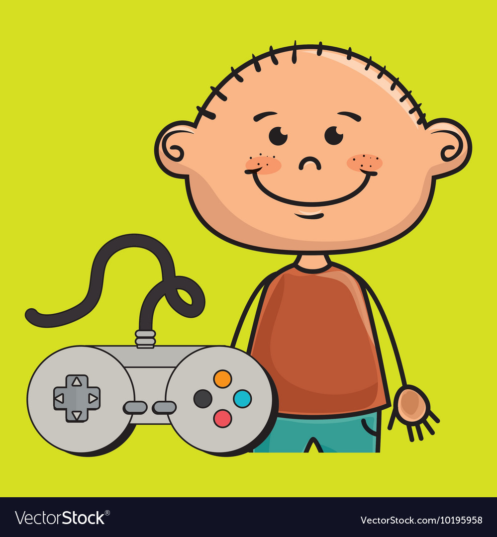 Boy control game icon